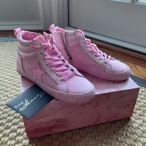 Vintage Havana Pink High-Top Sneakers